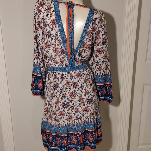 Loft Beach V-Neck Long Sleeve Dress - Picture 4 of 5